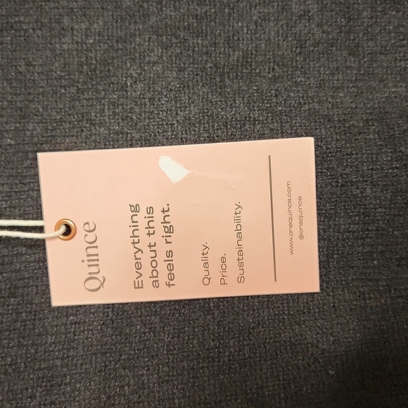 NEW Quince Mongolian Cashmere Boatneck Sweater Back Sz M - Picture 10 of 16